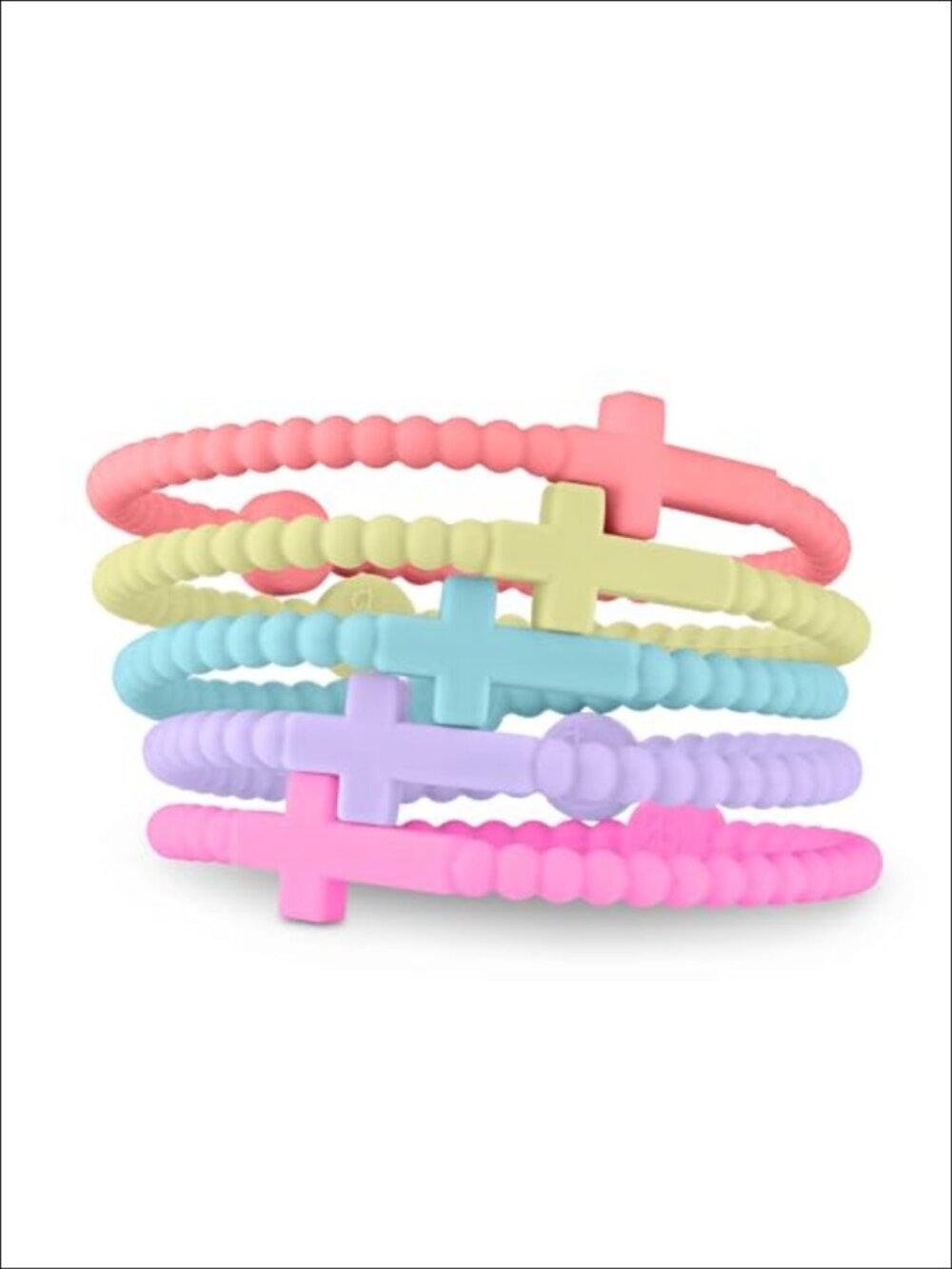 Cross Silicone Bracelet Food-Grade Silicone Christian Wristband